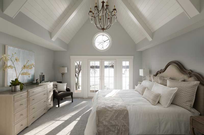 Master bedroom, professional interior home design | DFP Planning & Design in Blaine, MN